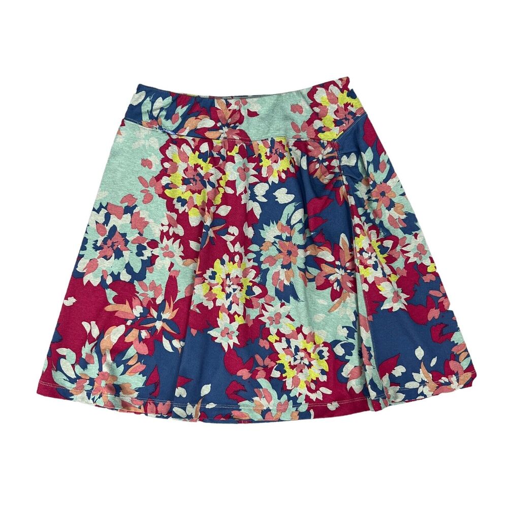 Rei Skirt Womens XS Extra Small Multi‎ Floral Northway A Line Stretch Above Knee